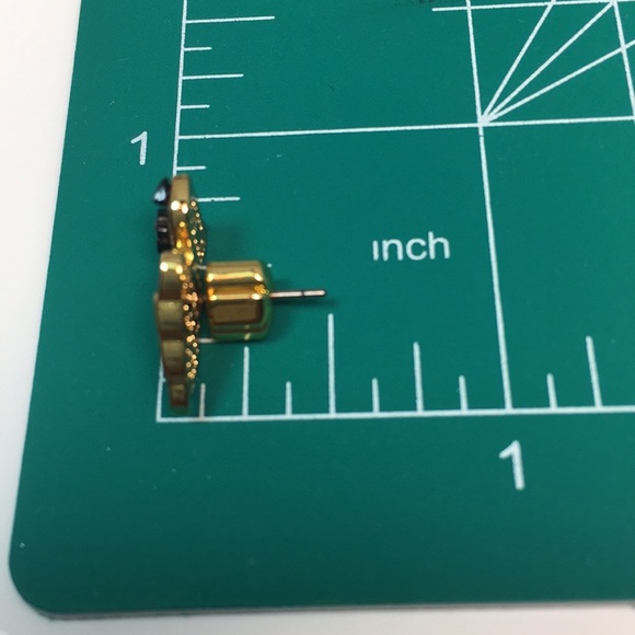 💛NWT KATE SPADE/GOLD MILO DOG EARRINGS W ZIRCONIA - Picture 13 of 15